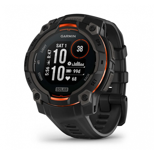 Умные часы Garmin Instinct 3 Solar 45 mm Black with Black Band