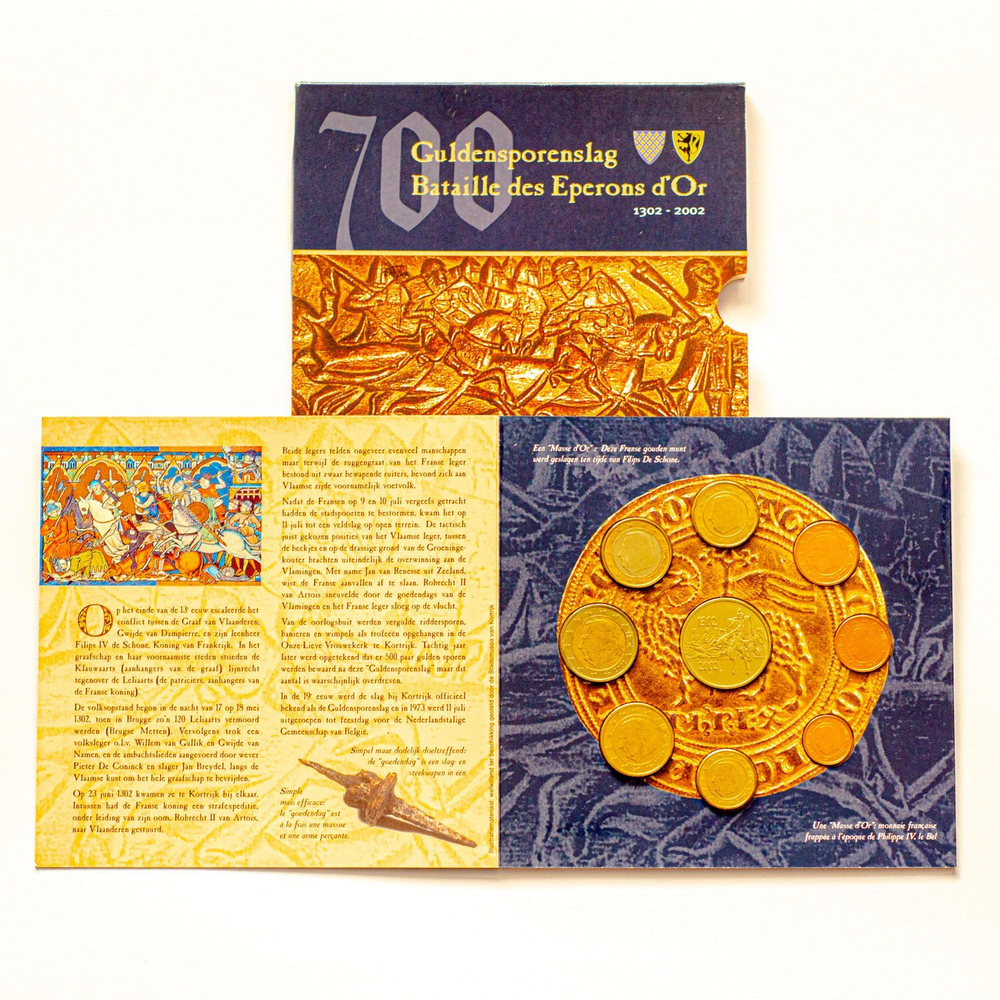 Belgium 2002 Year Set Bataille des Eperons d'Or