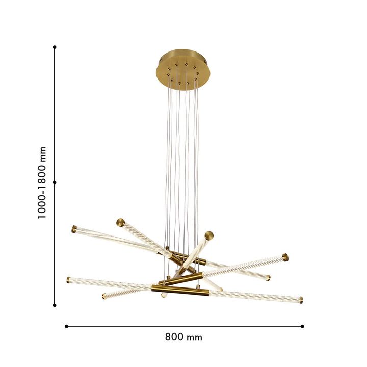 Подвесная светодиодная люстра F-Promo Vigas 4469-5P