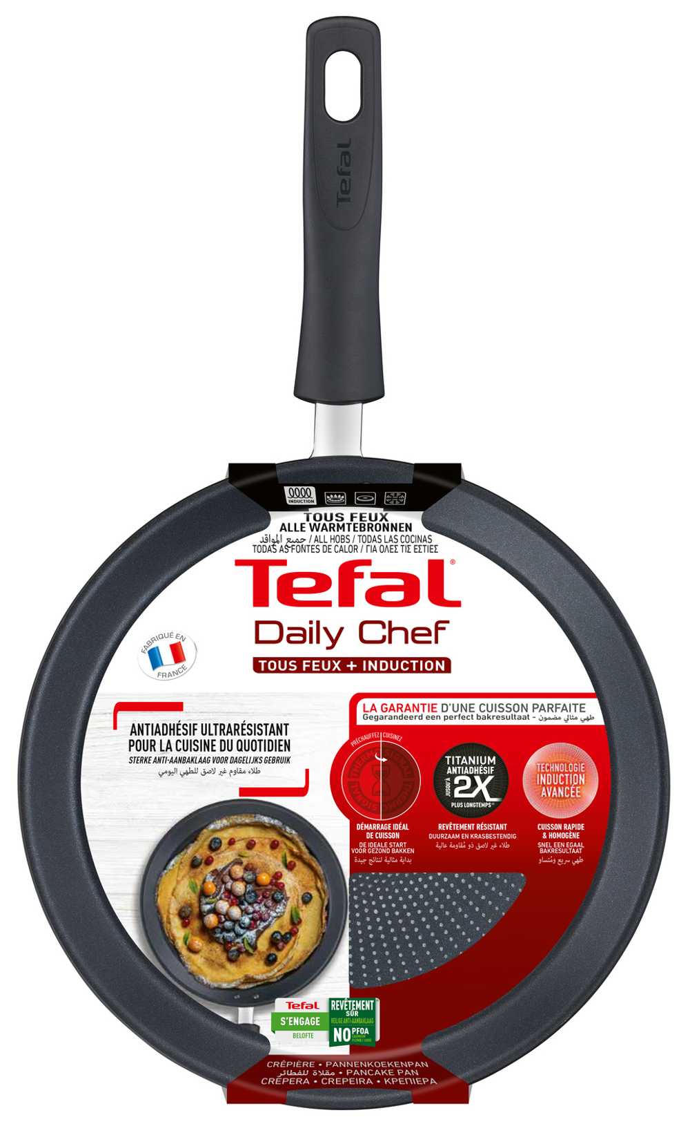 Блинная Сковорода Tefal EASY CHEF G2703823 25 см