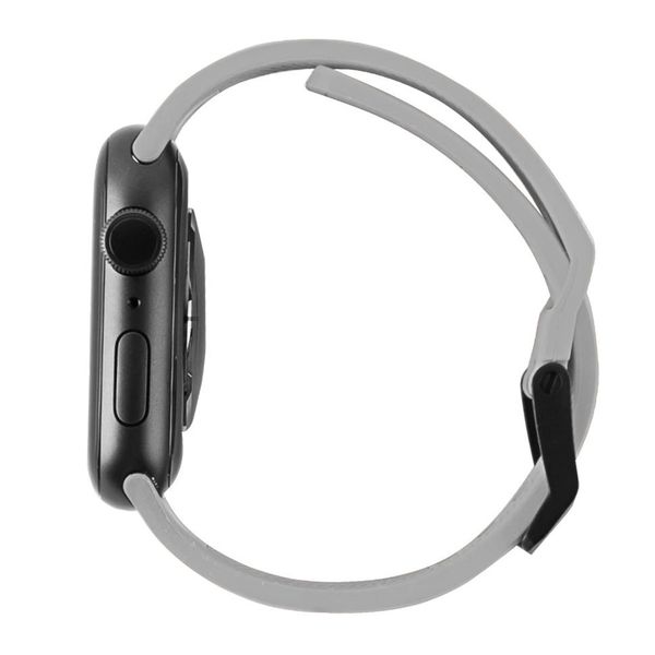 Ремень силиконовый UAG Scout Silicone для Apple Watch 44/42 cильвер (Silver)