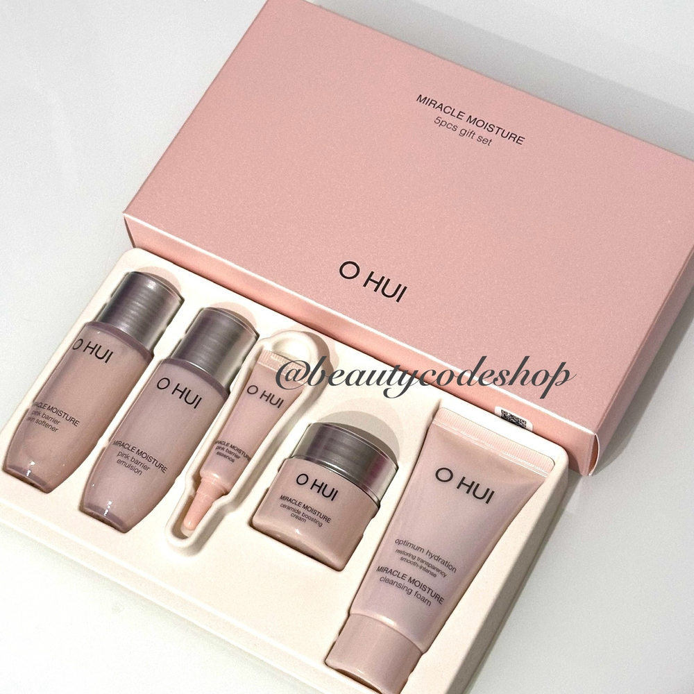 Набор миниатюр с керамидами OHUI Miracle Moisture 5pcs gift set.