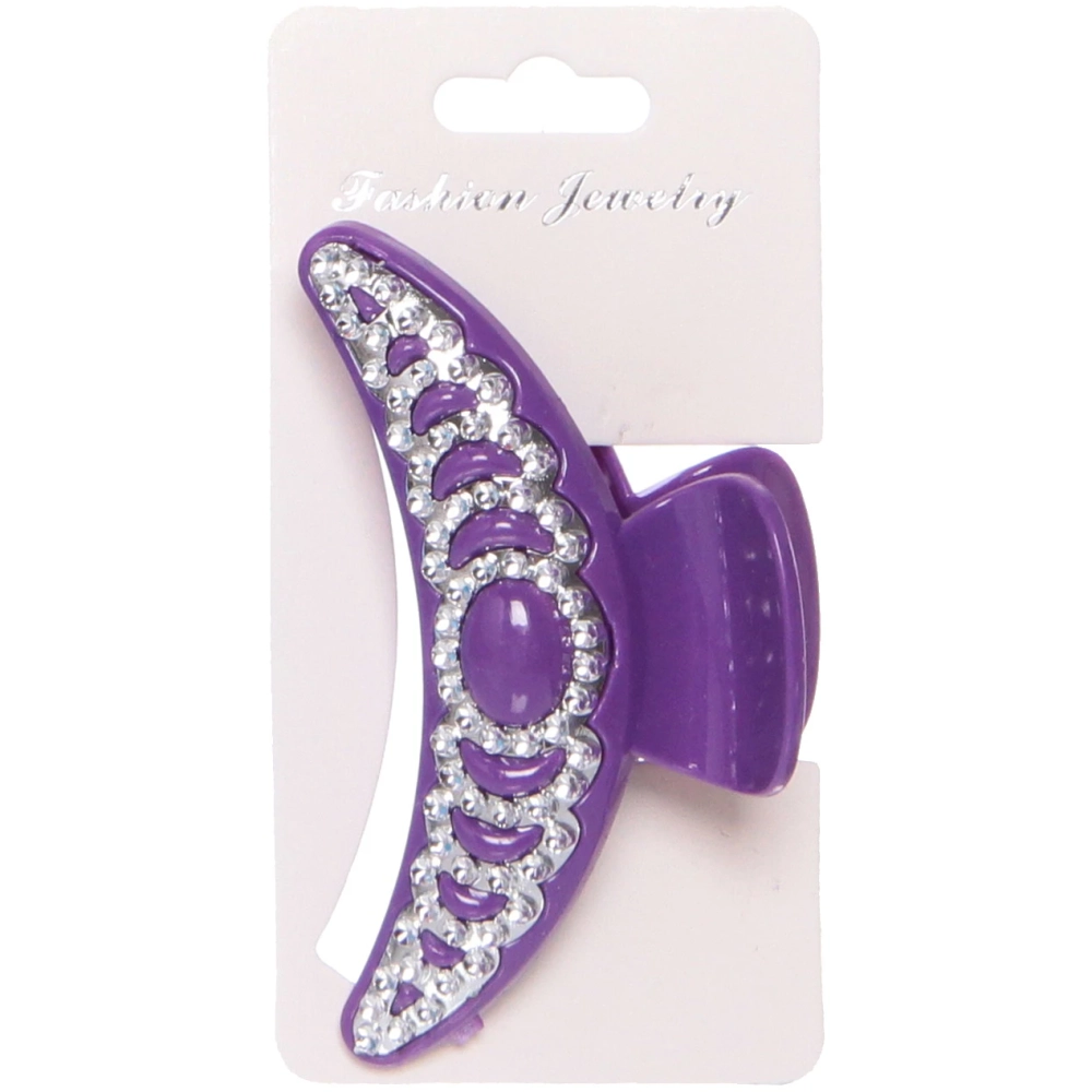 Заколка-краб для волос на блистере «Emily Collection - Lily», микс 6 цветов, 7,5см