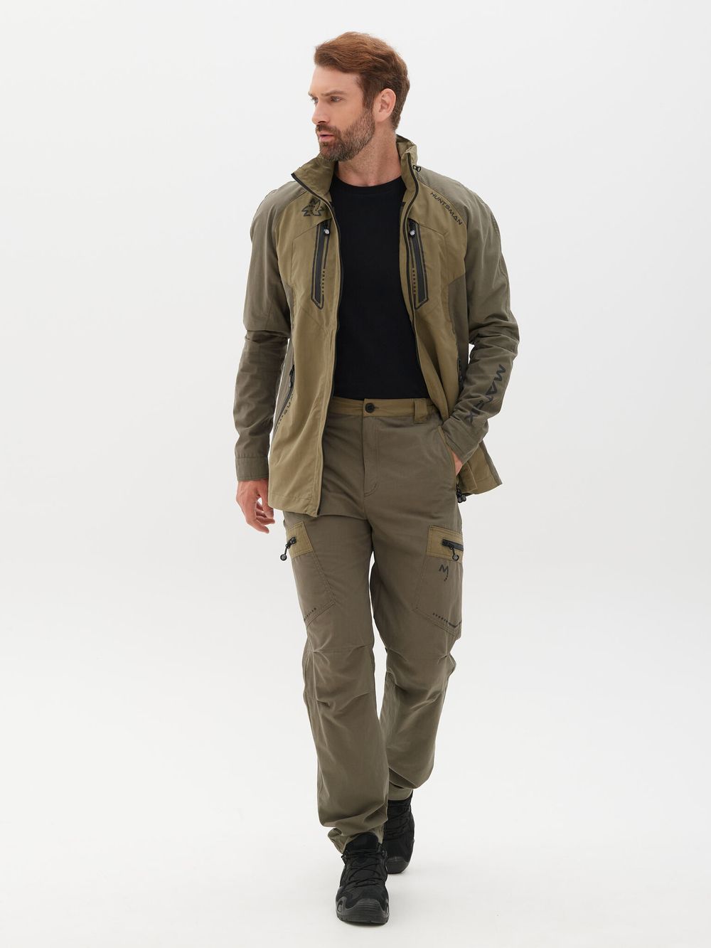 Костюм летний Матрица NEW ткань Ravena Peach Wash цвет Хаки