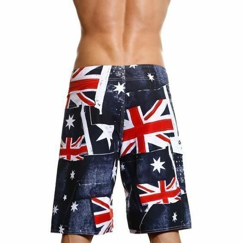 Мужские пляжные шорты Abercrombie&amp;Fitch темно-синие Great Britain