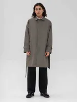 Плащ FOS Средней длины Мужской Зеленый