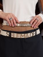 ШИРОКИЙ РЕМЕНЬ НА КОБУРНЫХ КНОПКАХ SELFMADE MILK