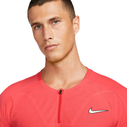 Теннисное поло Nike Court Dri-Fit Slam Tennis Polo - ember glow/white - Pink