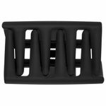 Краб для волос 5 см, soft-touch, чёрный, MONTE VITA, 457009