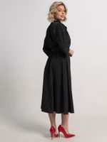 Платье Доминанта НЬЮ (черное/горох) П15242-16М LT Collection