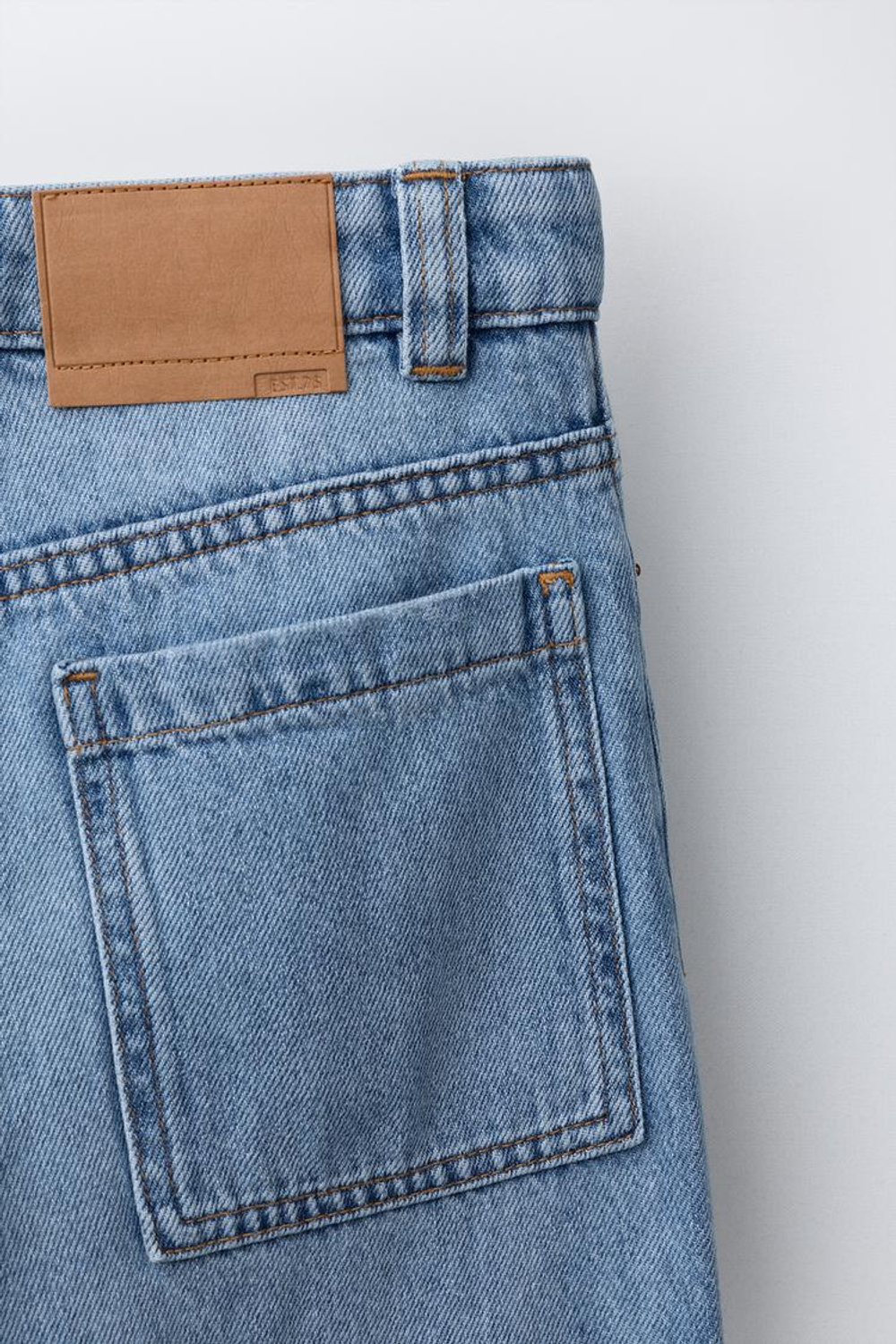 ZARA ДЖИНСЫ СВОБОДНОГО КРОЯ, СИНИЙ