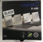 Накладной вентилятор Cata E 100 G Bk (Black) черный + обратный клапан