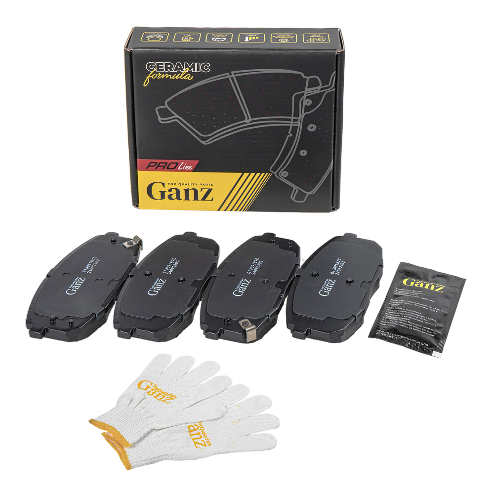 Колодки передние PRO-Line Ceramic HYUNDAI Creta GANZ GIJ09187C