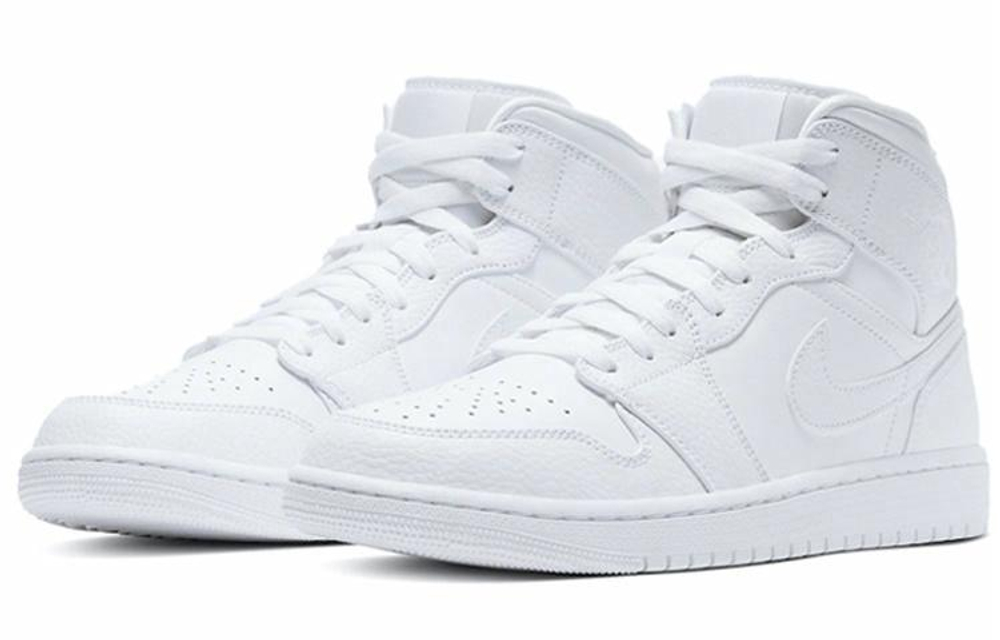 Кроссовки Jordan Air Jordan 1 Mid "Triple White"
