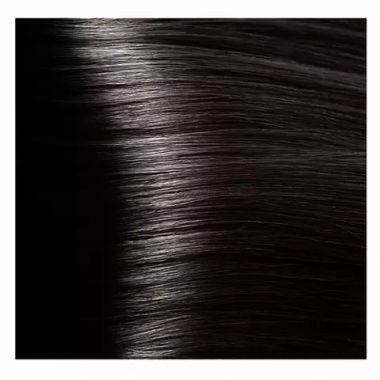 Крем-краска для волос с гиалуроновой кислотой № 4.00 коричневый интенсивный Kapous Hyaluronic Acid, 100 мл