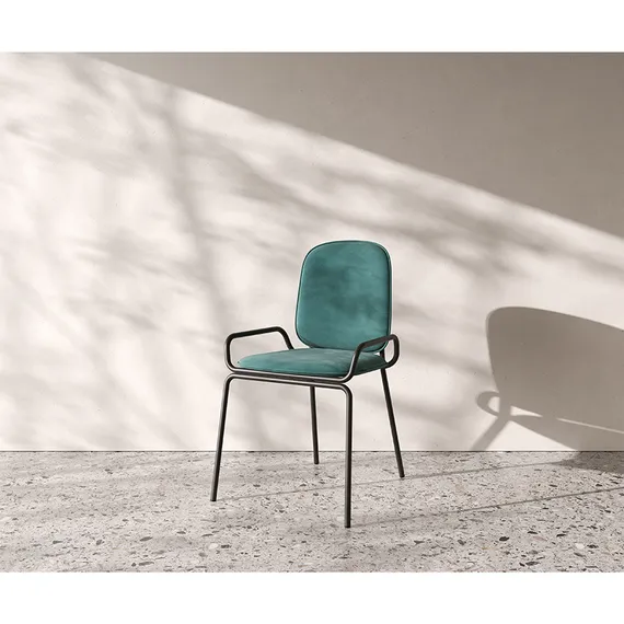 Стул Ror, Double Frame, зеленый велюр