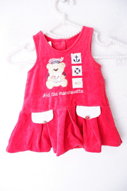 Сарафан велюровый на 1/1,5 года