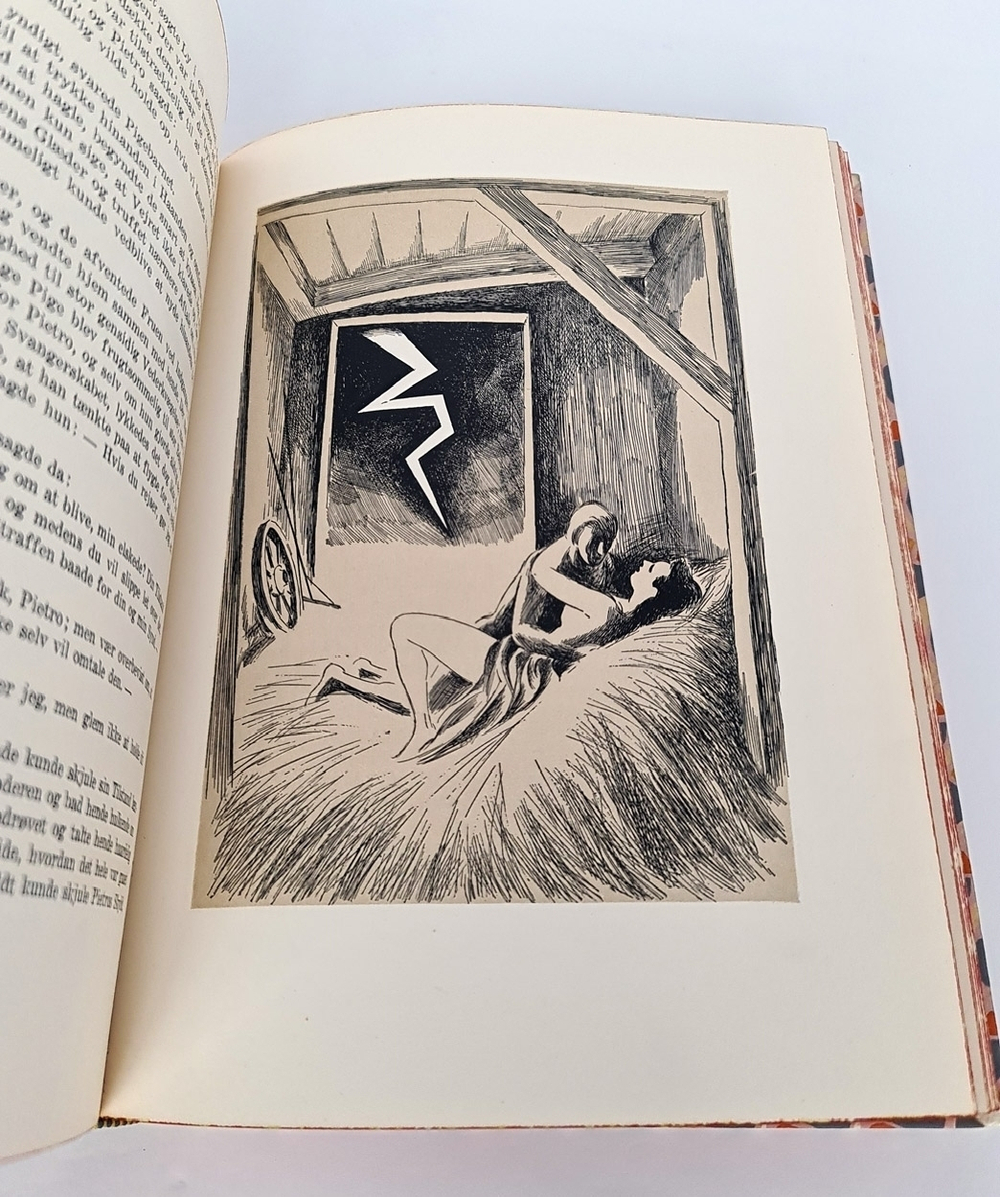 "Декамерон". Джованни Боккаччо. Рисунки Херлуф Бидструп. 1943г. - редкое издание