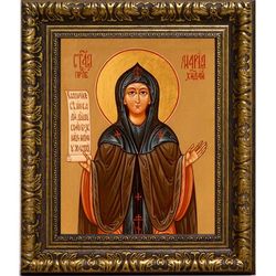 Мария Хиданская Святая блаженная. Икона на холсте.