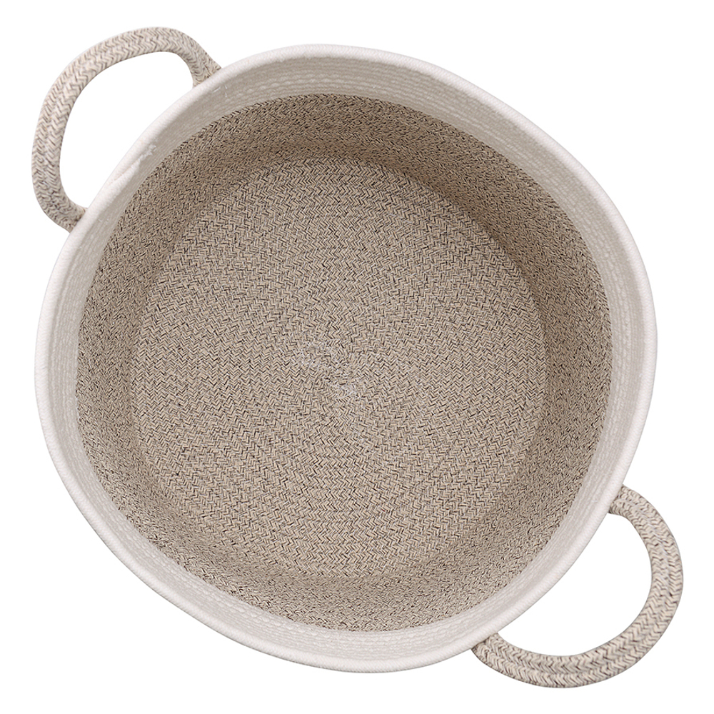 Корзина для хранения Bergenson Bjorn Iben 50х54см кремовая/светло-бежевая