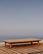 Журнальный столик Turqueta из массива тикового дерева, 140 x 70 см