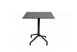 Стол складной квадратный Frasca Mini 70*70, антрацит (база + столешница)