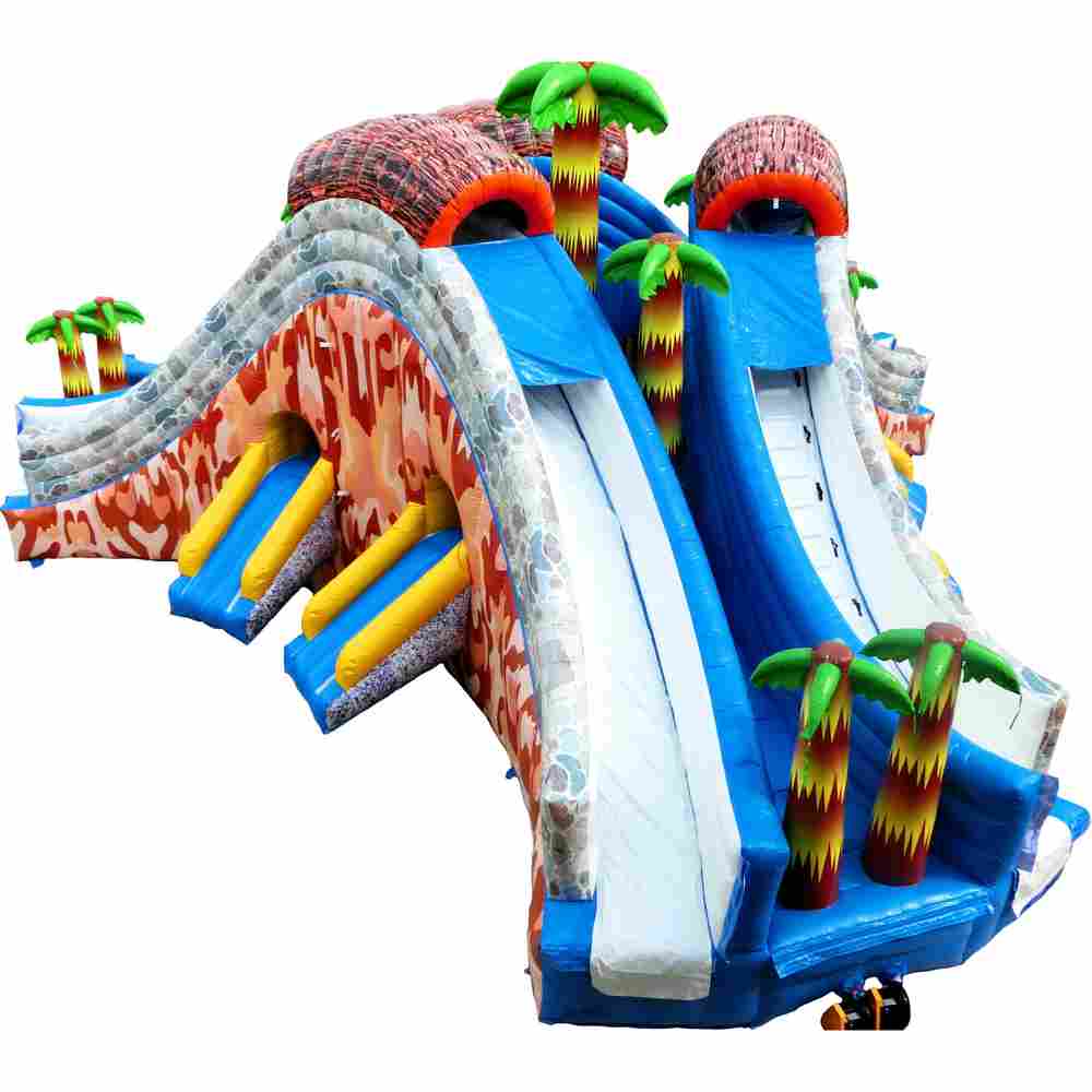 Надувная водная горка «Тропический драйв» 16*9*6 м