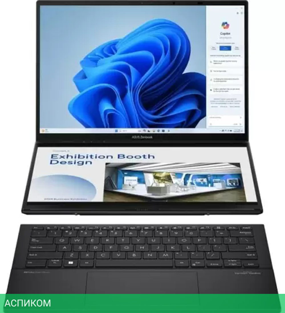 Рабочая станция ASUS Zenbook 14 Duo OLED UX8406MA-QL056W