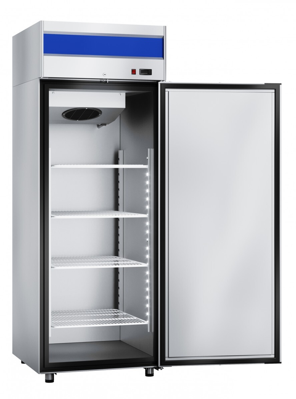 Шкаф холодильный универсальный ШХ-0,5-01 нерж. (верхний агрегат)