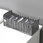 Органайзер для белья 11 ячеек, 35х14х13 см, цвет серый