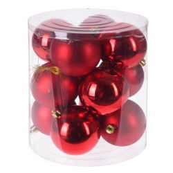 GAEM Набор из 12шт, Украшение новогоднее Шар, D8 см, L19 W19 H21 см