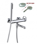 19132 Смеситель од. для ванны кор. (ХРОМ)  GANZER  (8/1шт)