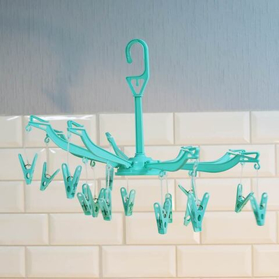 Вешалка с прищепками для мелочей Эконом