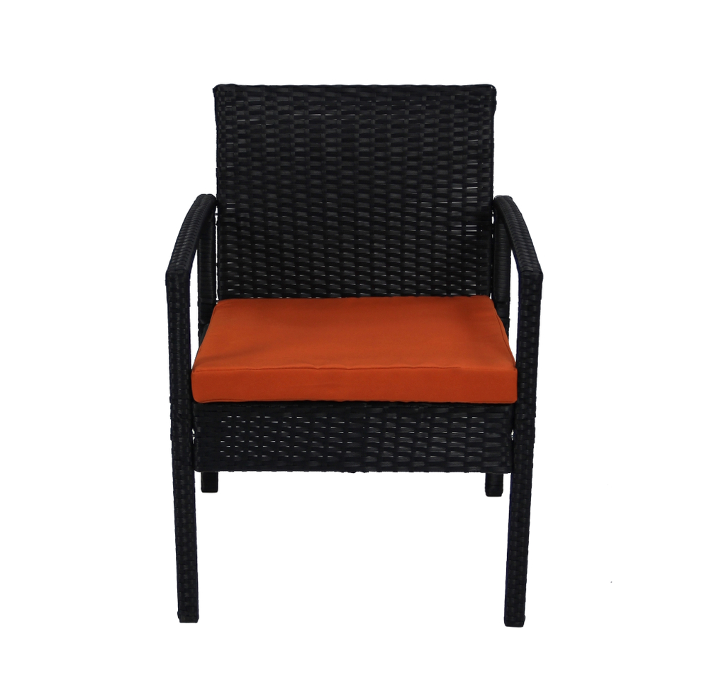 Набор мебели Бостон арт.SFS002 черный, оранжевый "Garden story"