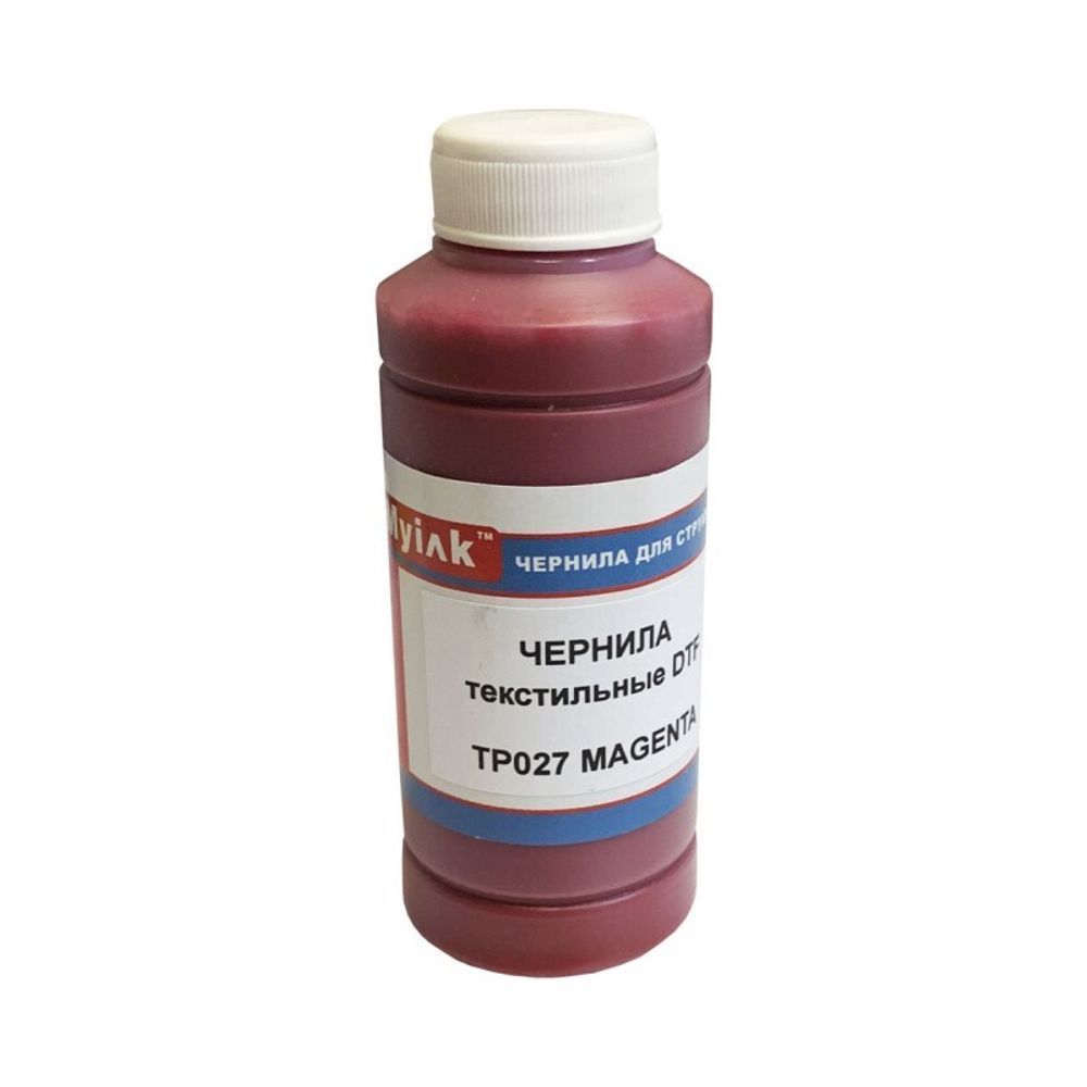 Чернила MyInk TP027M текстильные DTF для EPSON (100мл) magenta