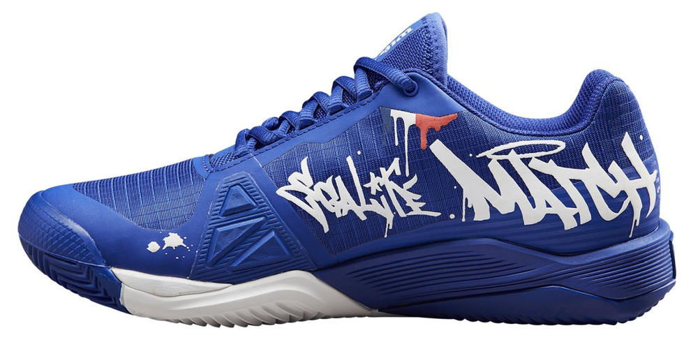 Мужские кроссовки теннисные Wilson Rush Pro 4.0 Hope Paris Clay - небесный