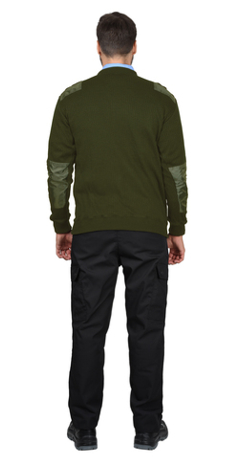 Джемпер форменный олива