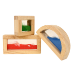 Конструктор деревянный с песком, коробка C-41745