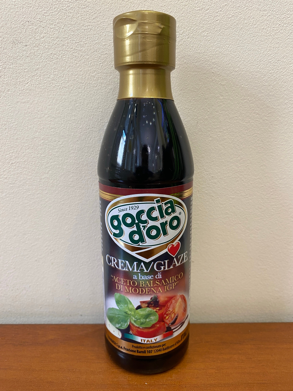 Бальзамический соус-крем Goccia D'oro из Модены IGP в пл. бут. 250 мл, ИТАЛИЯ