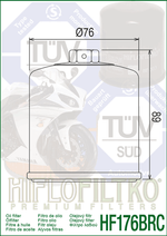 Фильтр масляный Hiflo Filtro HF176BRC