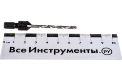 Сверло пилотное 3,17 мм с зенкером для шурупов 5 мм, размер №10 DEWALT DT 7606