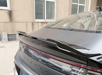 Спойлер Hyundai Sonata 2023+ (тип 2) чёрный глянец