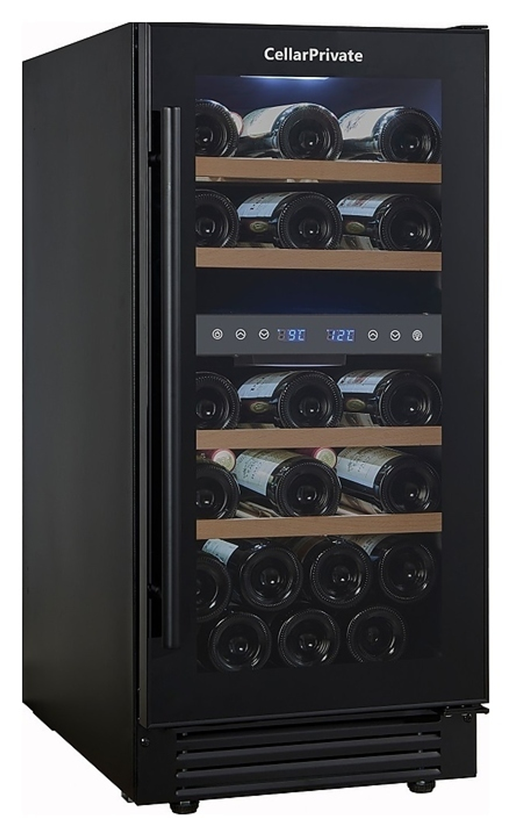 Винный шкаф Cellar Private CP027-2TB черная дверь