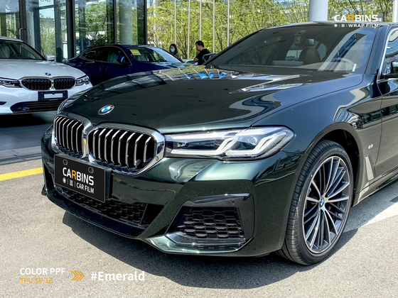 Carbins Color PPF Emerald SP16 зеленая цветная полиуретановая защитная антигравийная пленка