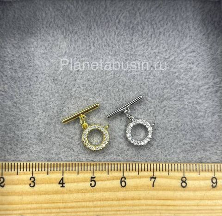 Тогл люкс (Корея) с микроцирконами 0371