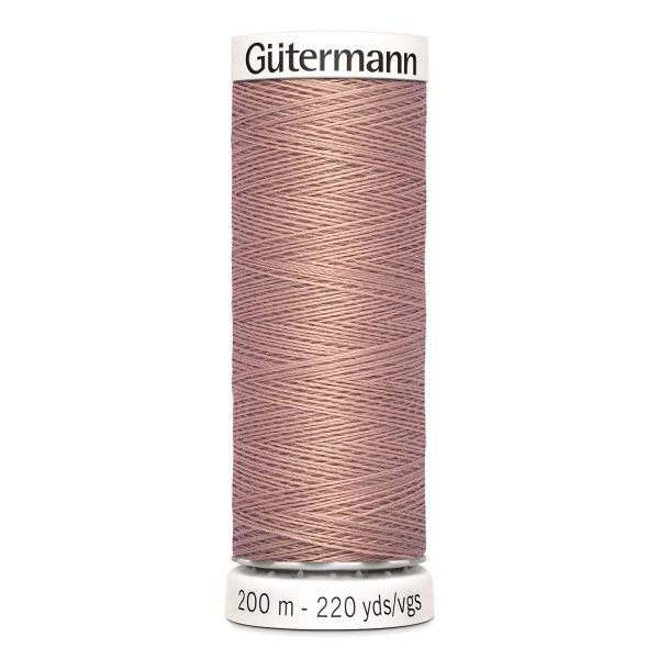 Нитки универсальные Gutermann Sew-all 100 (200 метров), 5 кат. | 991 розово-бежевая пудра