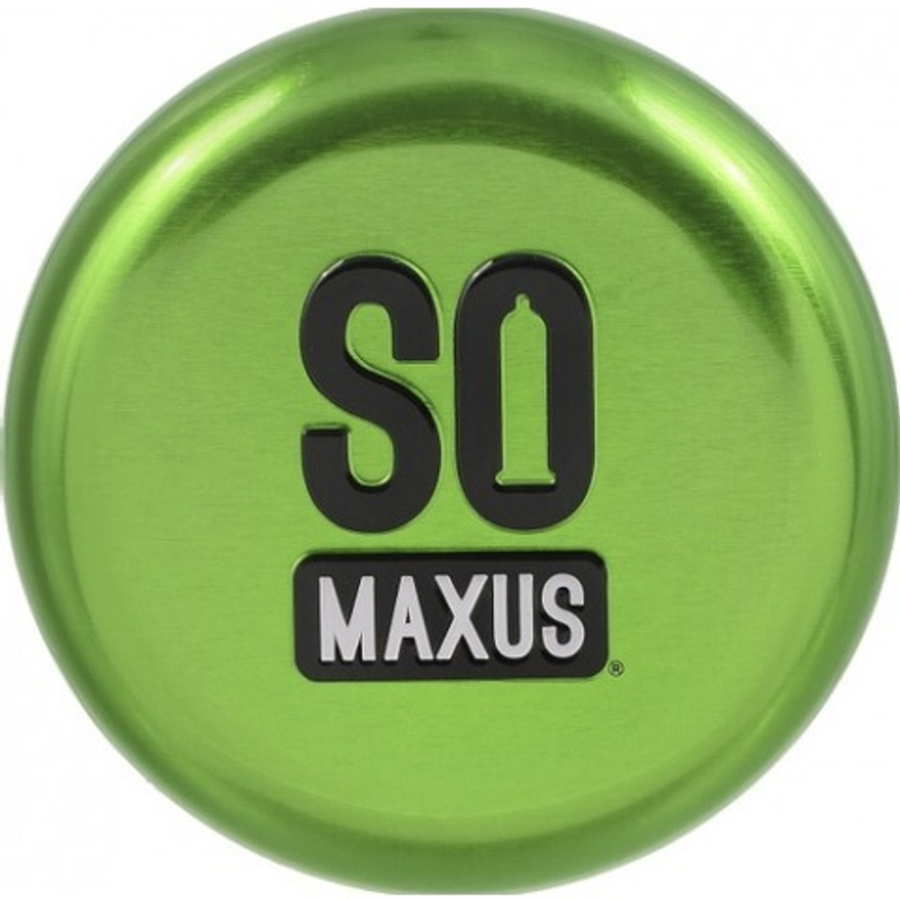 Презервативы "MAXUS" MIXED №3 (классические,ультратонкие и точечно-ребристые) в металлическом кейсе