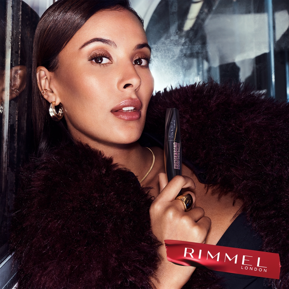 Rimmel Wonder Bond - Тушь для ресниц, утолщающая и удлиняющая тушь для ресниц для роста ресниц. оттенок Black, 11 ml