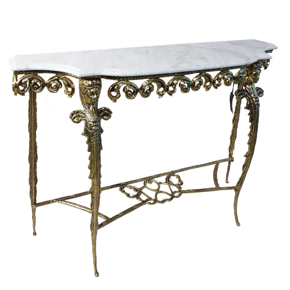 Bello De Bronze Консоль Креденсия Дос Караш со столешницей из мрамора