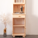 Тумба, 48х39х81, Лена, однодверная, из массива дерева, с ящиком, буфет для кухни, Dipriz